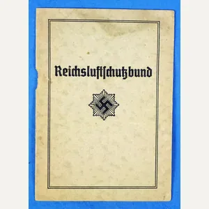 Reichsluftschutzbund Member Booklet