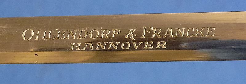 Miniature 2nd Model Luftwaffe Officer Dagger with Distributor Marked Blade — image 4