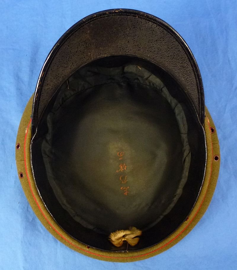 Two Cased Visor Caps and Photograph Group of Japanese Imperial Army Lieutenant General Yoshio Shinozuka — image 13