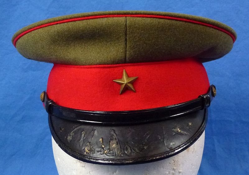 Two Cased Visor Caps and Photograph Group of Japanese Imperial Army Lieutenant General Yoshio Shinozuka — image 16