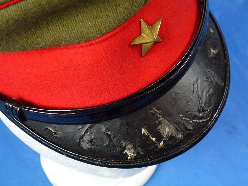 Two Cased Visor Caps and Photograph Group of Japanese Imperial Army Lieutenant General Yoshio Shinozuka — image 17