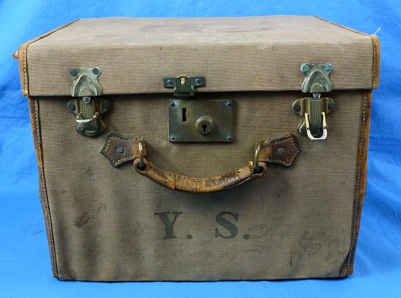 Two Cased Visor Caps and Photograph Group of Japanese Imperial Army Lieutenant General Yoshio Shinozuka — image 2