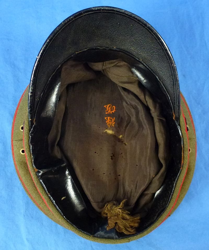 Two Cased Visor Caps and Photograph Group of Japanese Imperial Army Lieutenant General Yoshio Shinozuka — image 22