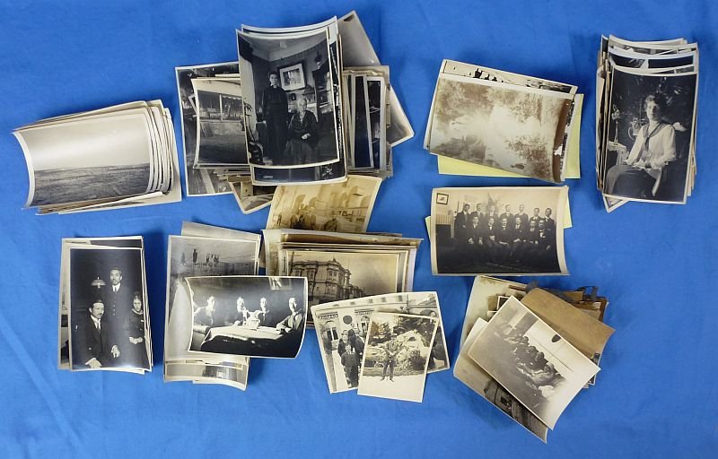 Two Cased Visor Caps and Photograph Group of Japanese Imperial Army Lieutenant General Yoshio Shinozuka — image 27