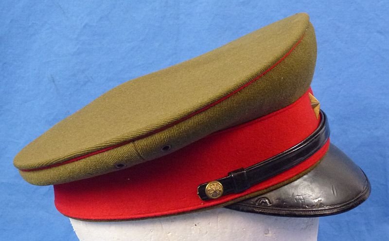 Two Cased Visor Caps and Photograph Group of Japanese Imperial Army Lieutenant General Yoshio Shinozuka — image 9