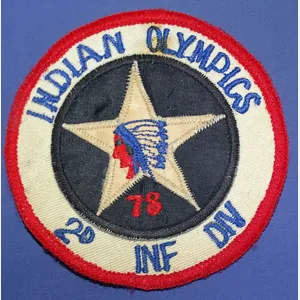 Korean Made 2nd Infantry Division Indian Olympics Patch