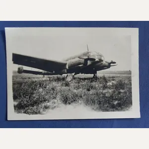 WWII German Aircraft Photo 3-3/4 x 2-1/2″