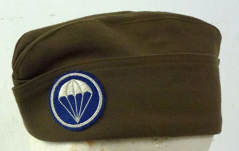 WWII U.S. Army 101st Airborne Division Infantry First Sergeant Tunic with Overseas Cap — image 12