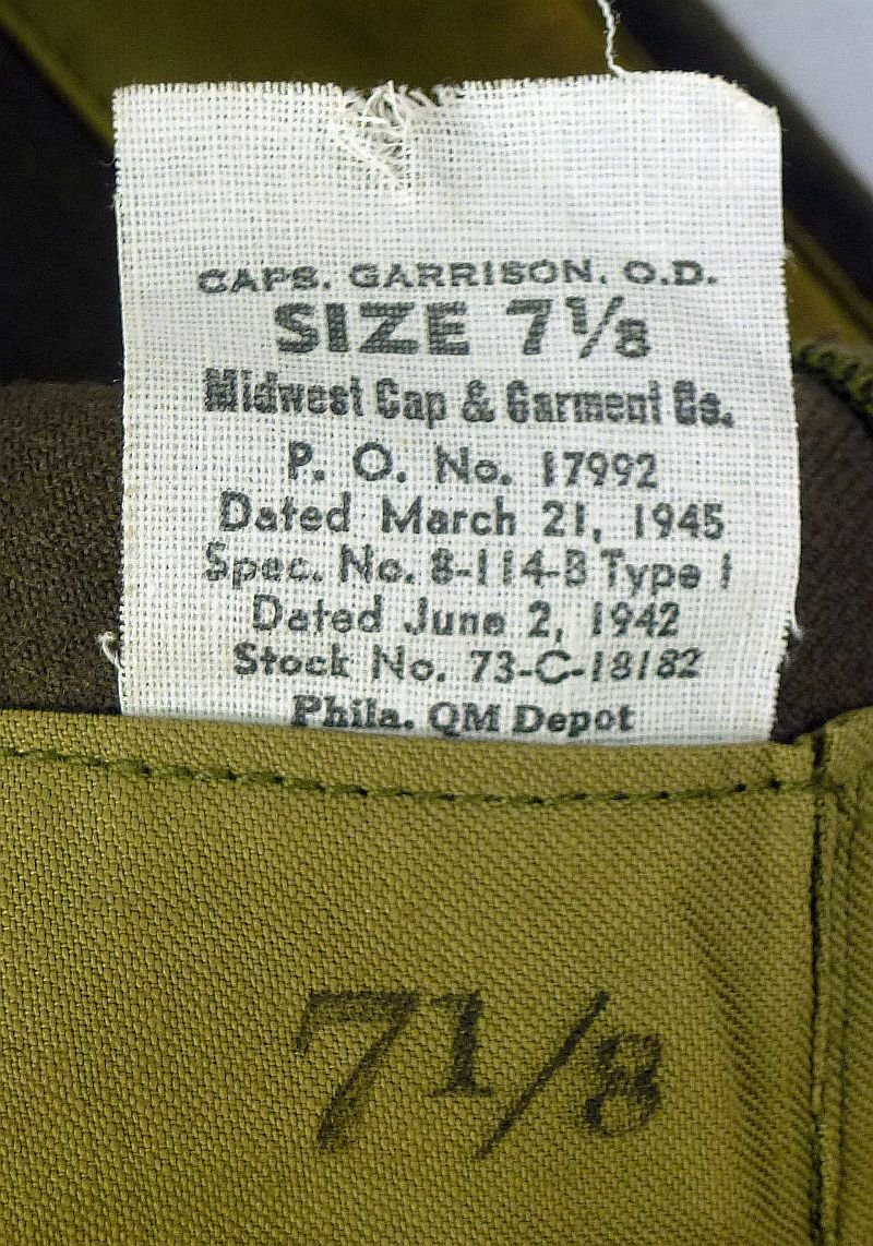 WWII U.S. Army 101st Airborne Division Infantry First Sergeant Tunic with Overseas Cap — image 15