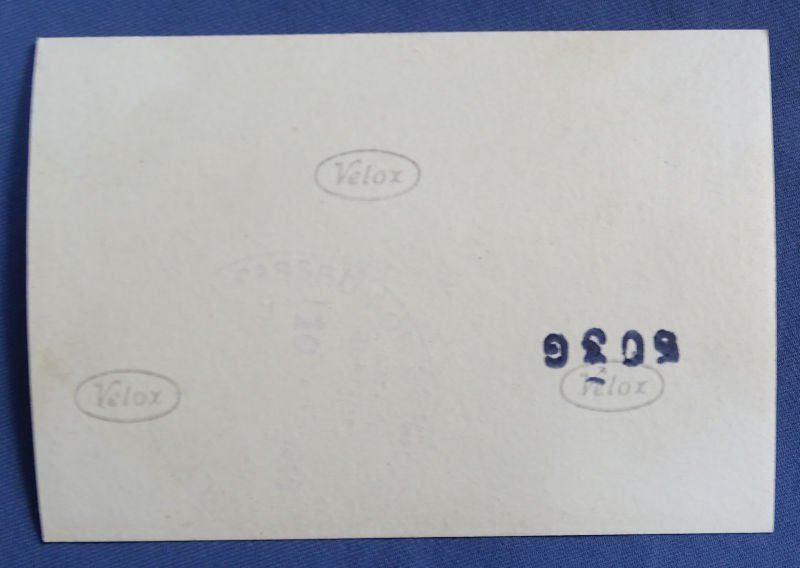 WWII GI Photo Jeep, Soldiers, & Machine Gun 3-5/8 x 2-1/2″ — image 2