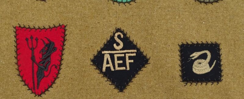 Exceptional WWI Patch Blanket — image 10