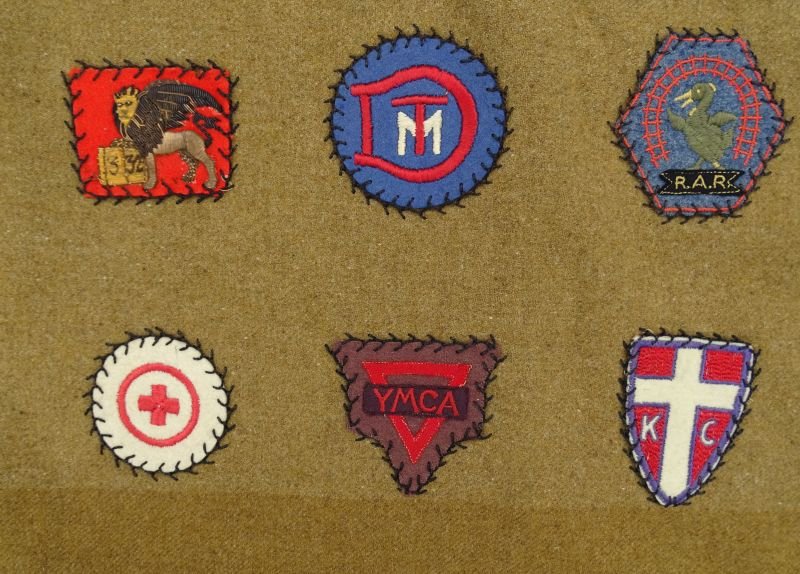 Exceptional WWI Patch Blanket — image 11