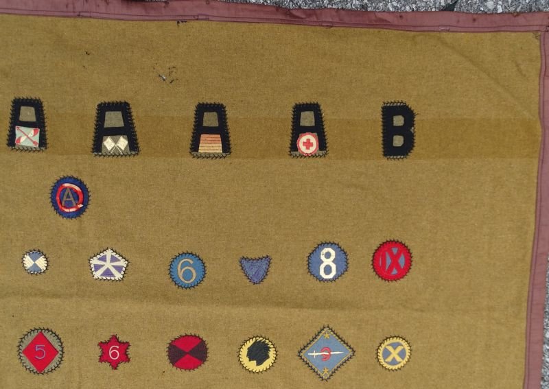 Exceptional WWI Patch Blanket — image 3