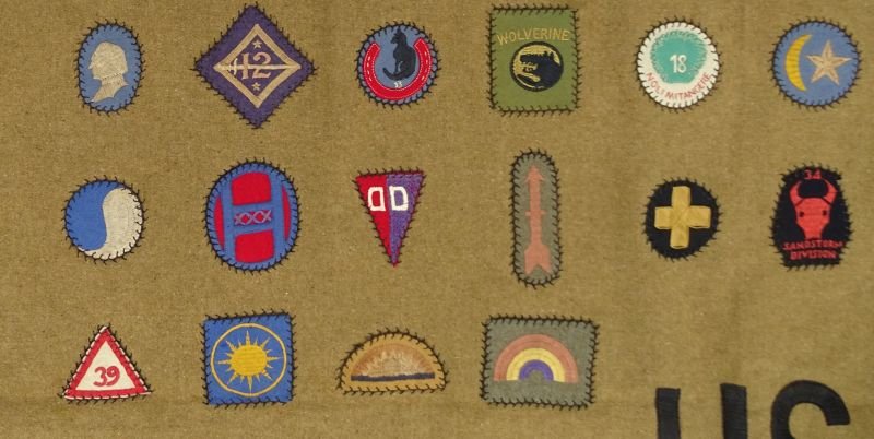 Exceptional WWI Patch Blanket — image 4