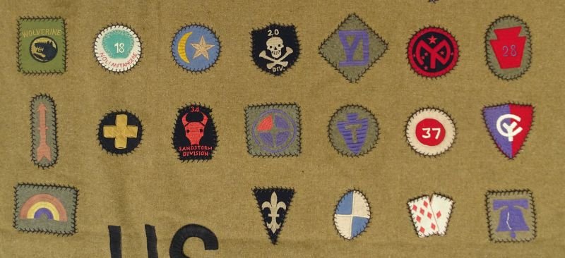 Exceptional WWI Patch Blanket — image 5