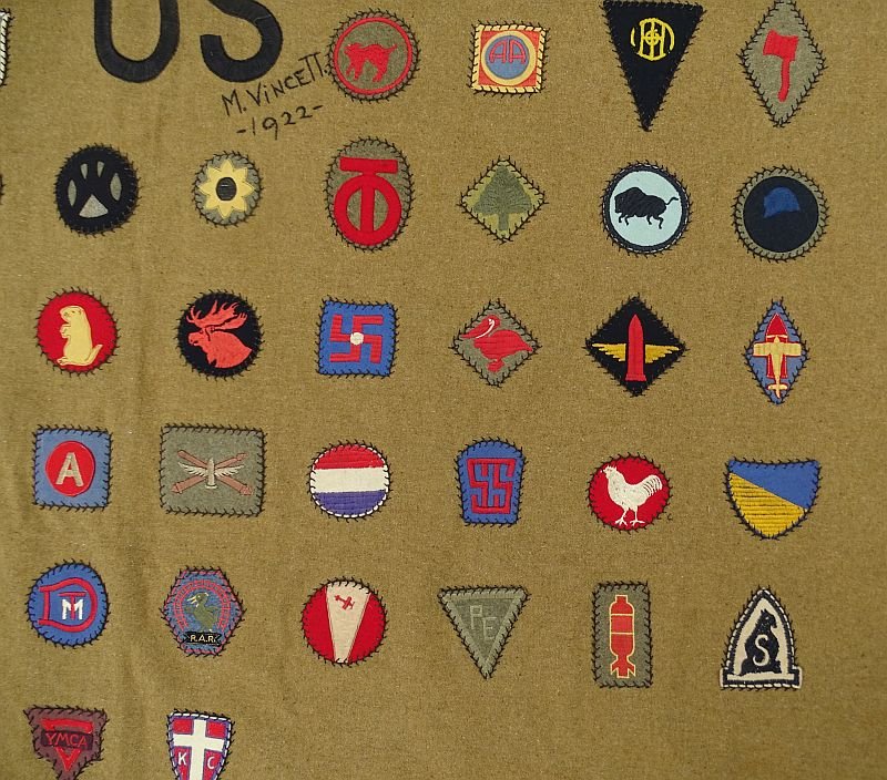 Exceptional WWI Patch Blanket — image 6