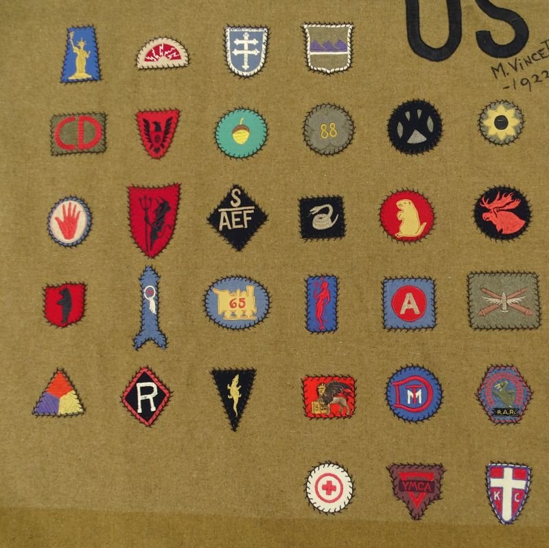 Exceptional WWI Patch Blanket — image 7