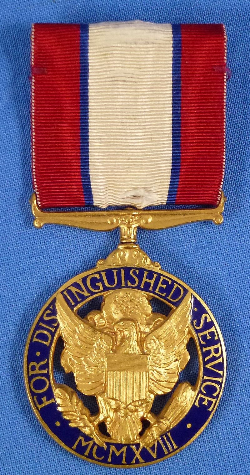 Cased and Numbered World War II U.S. Army Distinguished Service Medal — image 2