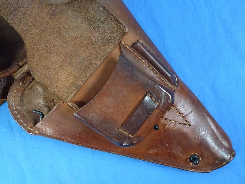 1941 Dated Japanese Officer's Nambu Pistol Holster & Cleaning Rod — image 5