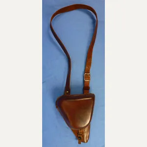 1941 Dated Japanese Officer's Nambu Pistol Holster & Cleaning Rod