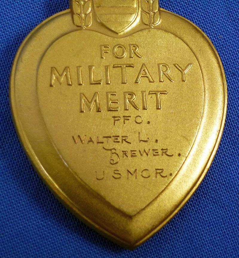 Cased, Boxed and Named WWII U.S. Marine Corps Okinawa KIA Posthumous Purple Heart Group — image 4