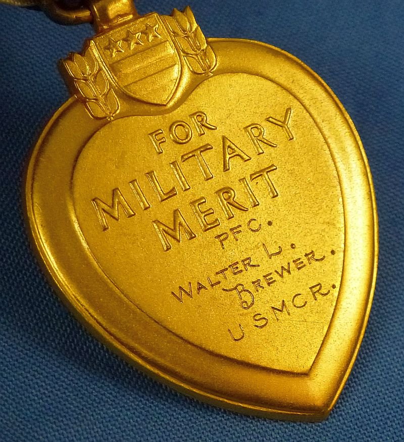 Cased, Boxed and Named WWII U.S. Marine Corps Okinawa KIA Posthumous Purple Heart Group — image 5