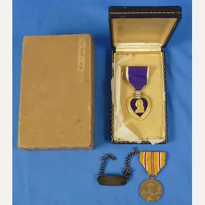 Cased, Boxed and Named WWII U.S. Marine Corps Okinawa KIA …