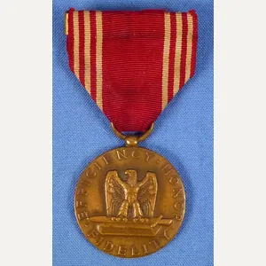 Early WWII Numbered U.S. Army Good Conduct Medal with Full …