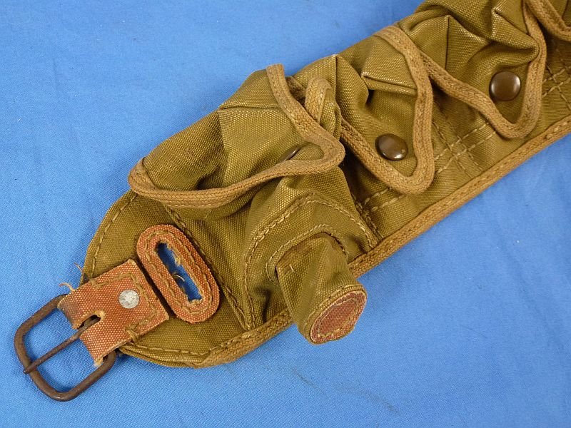 WWII Japanese Army Paratrooper Ammunition Bandolier — image 4