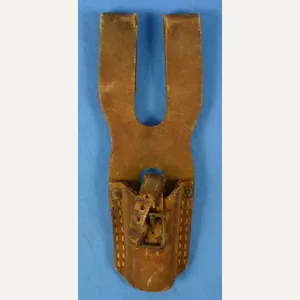 WWII Japanese Arisaka Rifle Bayonet Rubberized Canvas Frog