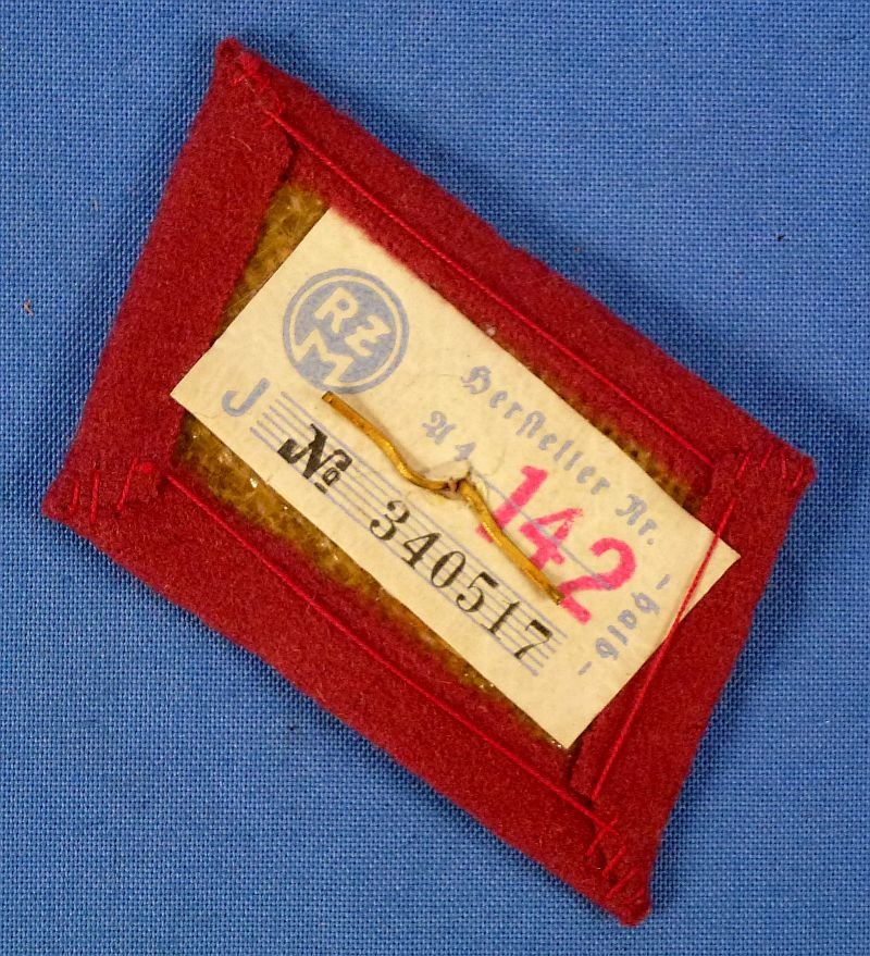 SA Group Donau Scharfuhrer Rank Collar Tab with RZM Tag — image 2