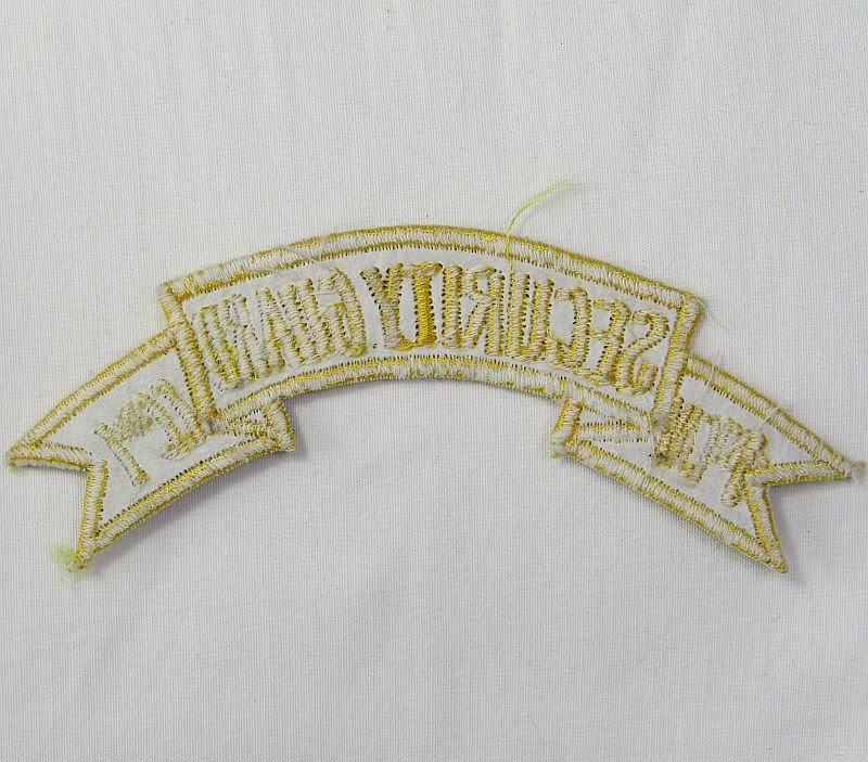 Theater Made 1st Cavalry Security Guard Scroll — image 2