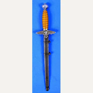 Miniature 2nd Model Luftwaffe Officer Dagger by SMF (Stöcker & …