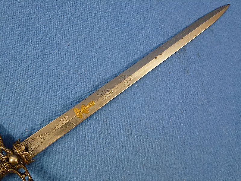 WWII Hungarian Medical Officer Presentation Dagger — image 5