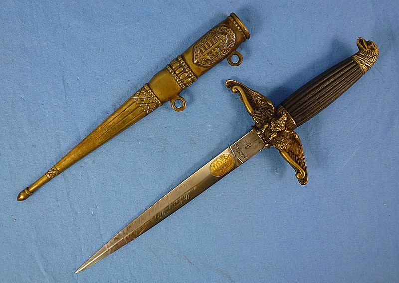 WWII Hungarian Air Force Officer Presentation Dagger — image 2