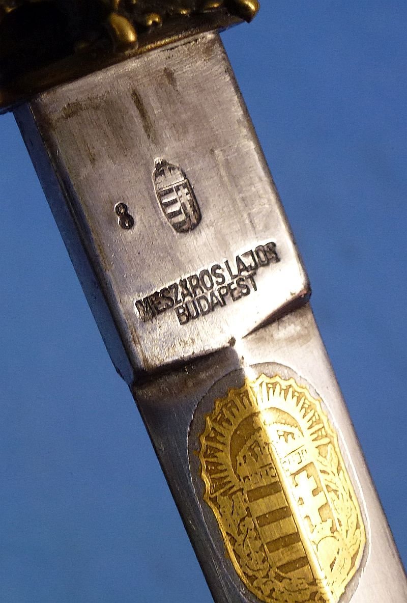 WWII Hungarian Air Force Officer Presentation Dagger — image 6