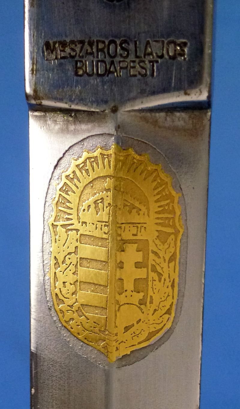 WWII Hungarian Air Force Officer Presentation Dagger — image 7
