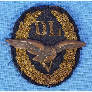 DLV Deutscher Luftsportverband Officer Cap Insignia