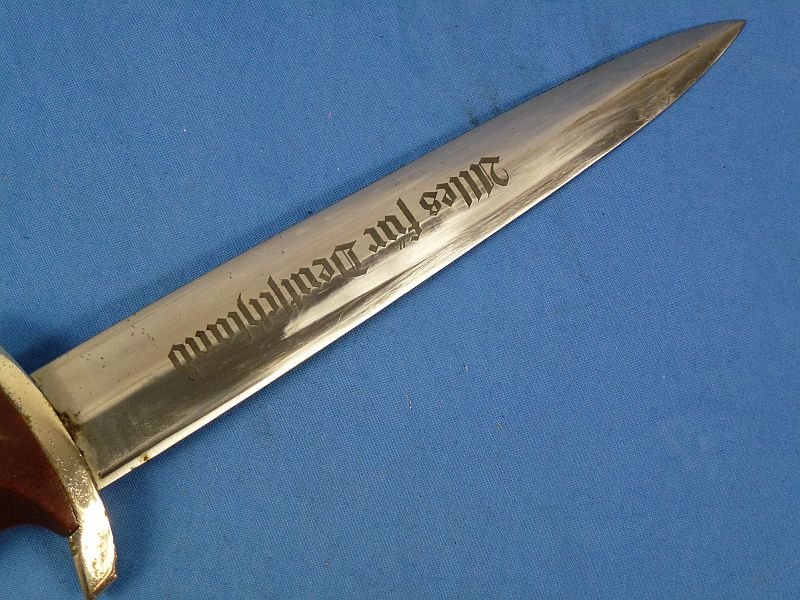 Transitional Double Marked SA Service Dagger by Carl Eickhorn — image 4
