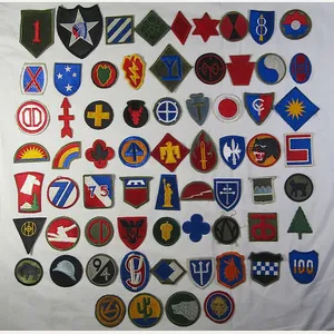 67 Different WWII Divisions Patches