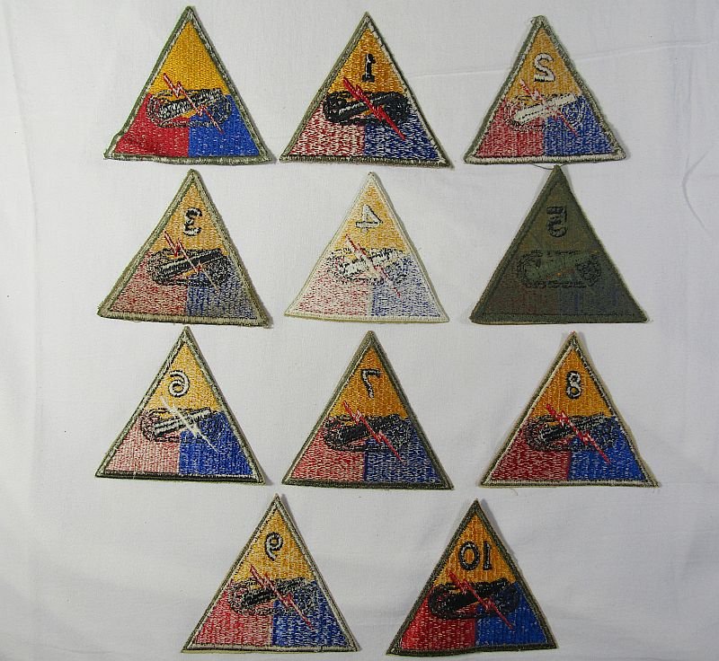 11 Different WWII Armor Patches — image 2