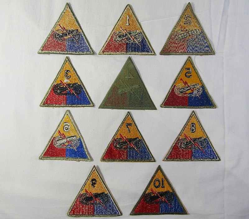11 Different WWII Armor Patches — image 2