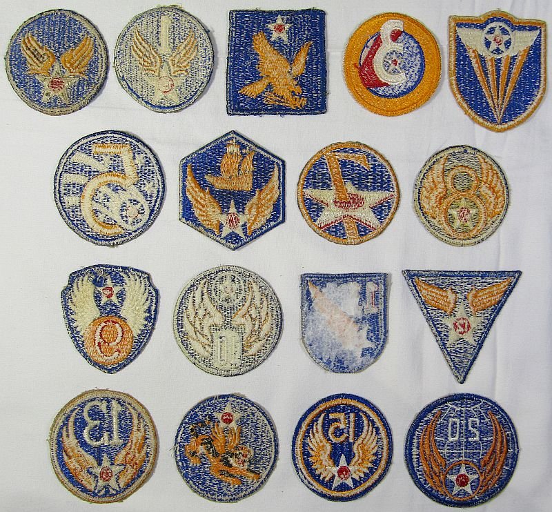 Set of 17 WWII Army Air Force Patches — image 2