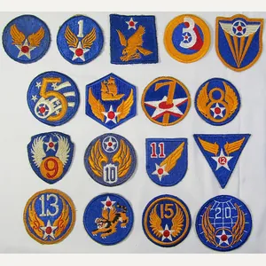 Set of 17 WWII Army Air Force Patches