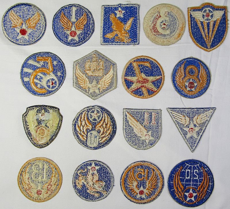 Set of 17 WWII Army Air Force Patches — image 2