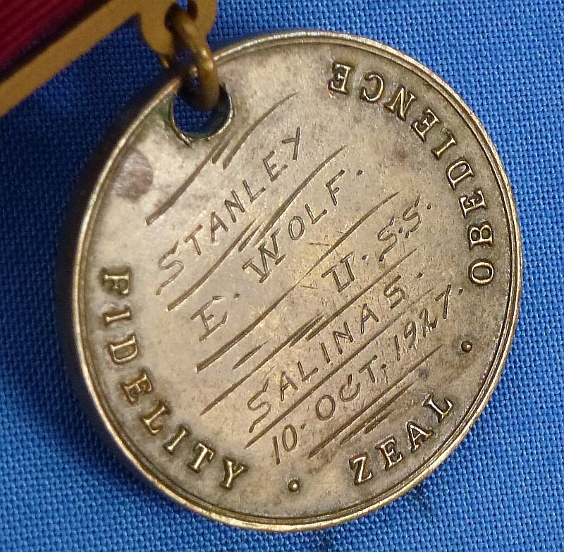 Named 1927 Dated U.S. Navy Good Conduct Medal: 'U.S.S. Salinas' — image 3