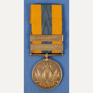 Khedive's Sudan Medal 1896-1908 with Bars 'Khartoum' and 'The Atbara' …