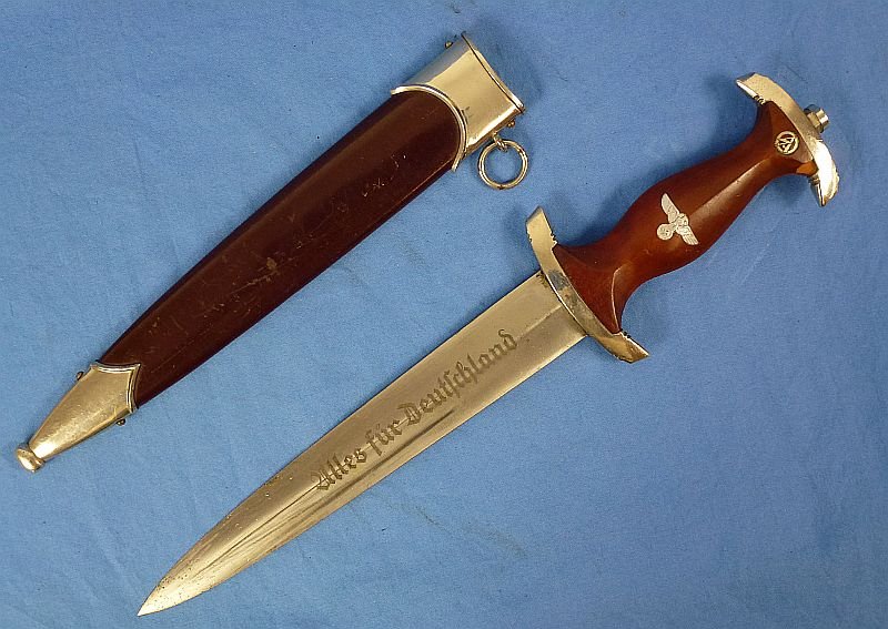 Double Marked SA Service Dagger by F.W. Holler (RZM M7/33) — image 2