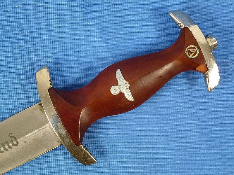 Double Marked SA Service Dagger by F.W. Holler (RZM M7/33) — image 9