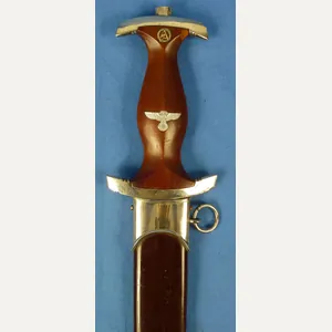 Double Marked SA Service Dagger by F.W. Holler (RZM M7/33)